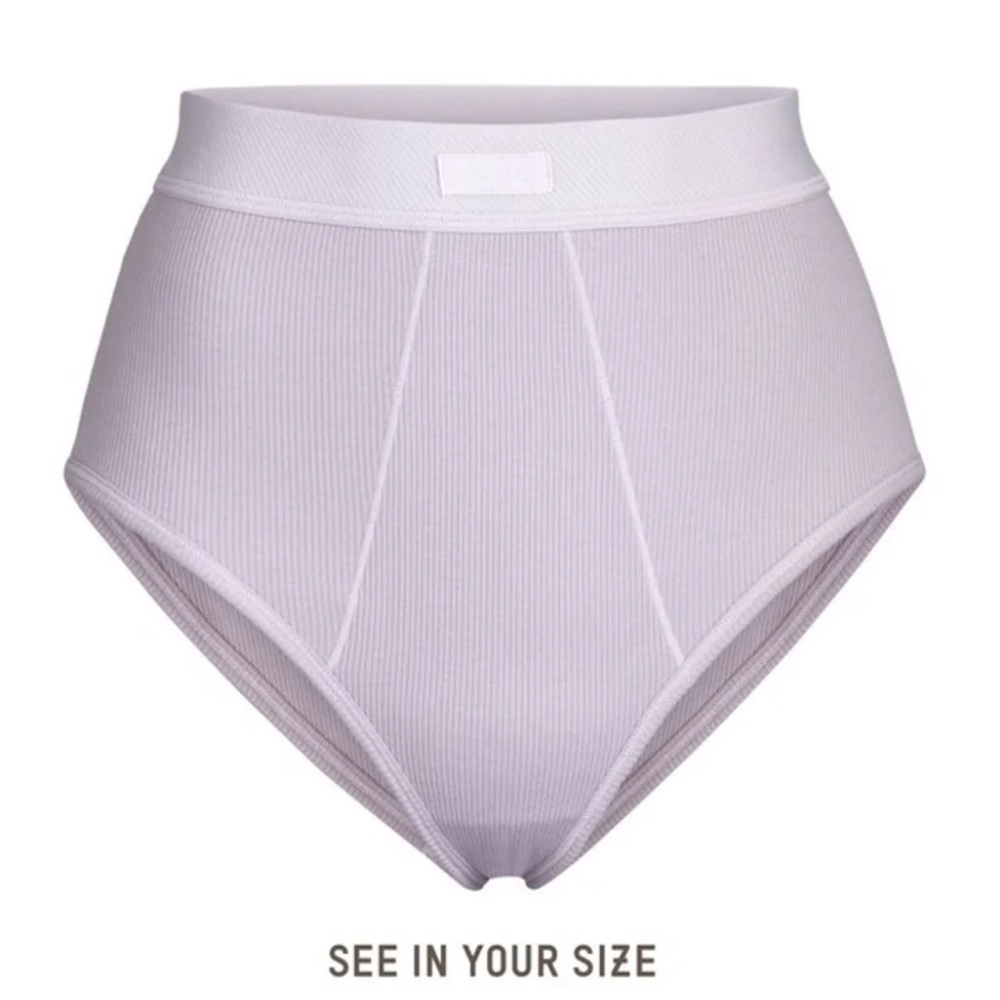 Skims cotton rib boxer brief
